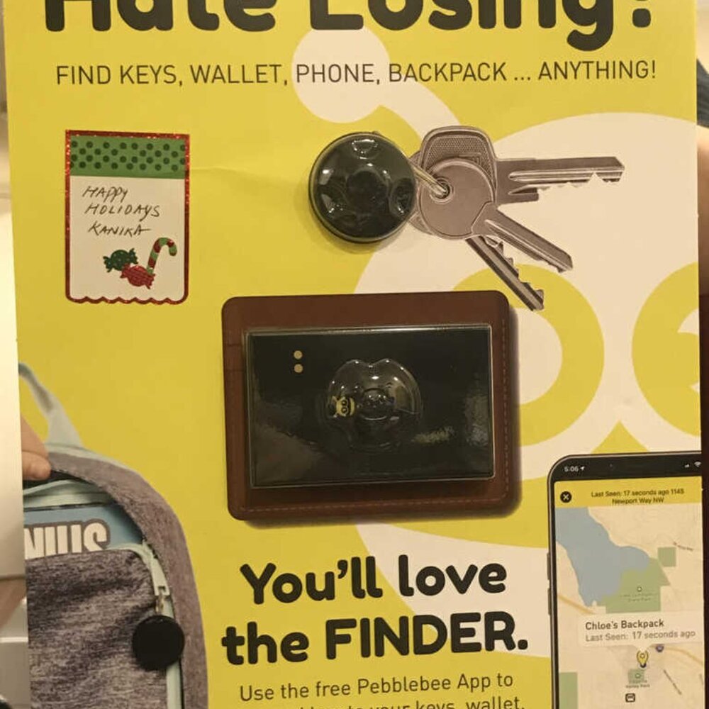 Brand New Pebblebee Finder - Bluetooth BlackCard Wallet Finder & Key Finder